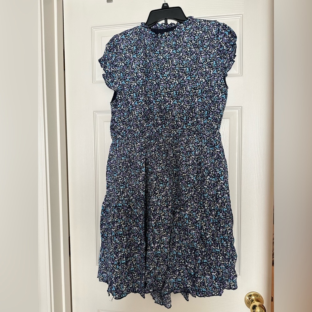 Floral dress with high neck NWT